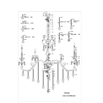 Подвесная люстра Lightstar 786242