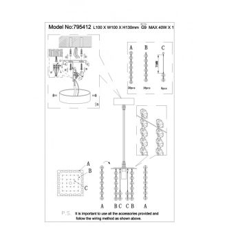 Подвесной светильник Lightstar 795412
