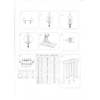 Подвесная люстра Lightstar 803120