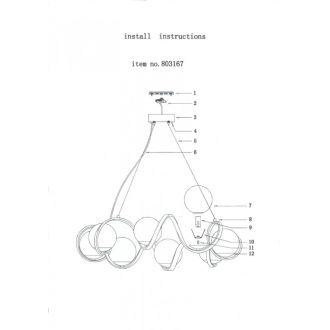 Подвесная люстра Lightstar 803167