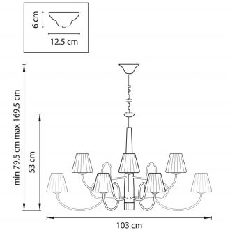 Подвесная люстра Lightstar 814334