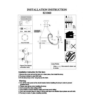 Подвесная люстра Lightstar 821060