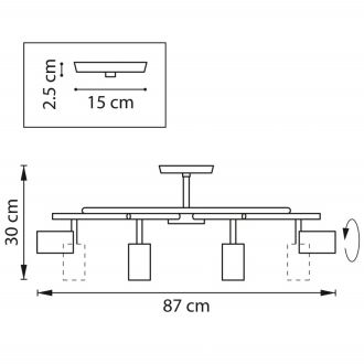 Люстра на штанге Lightstar LR718378