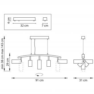 Подвесная люстра Lightstar LR735362863