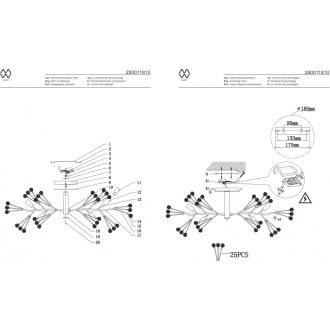 Накладная люстра MW-Light 280011810