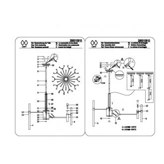 Люстра на штанге MW-Light 285010910