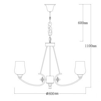Подвесная люстра MW-Light 386017908