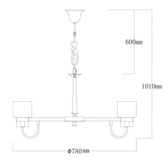Подвесная люстра MW-Light 483015108