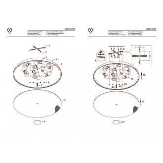 Накладной светильник MW-Light 708010509