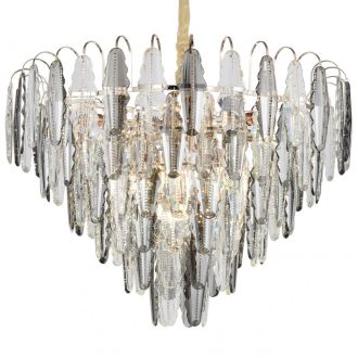 Каскадная люстра Stilfort Florin 1021/03/18P, 18×E14 по 40 Вт, золотой/прозрачный