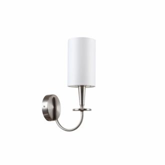 Бра Stilfort Flokky 1044/11/01W, E14, 40 Вт, никель/белый, классический стиль