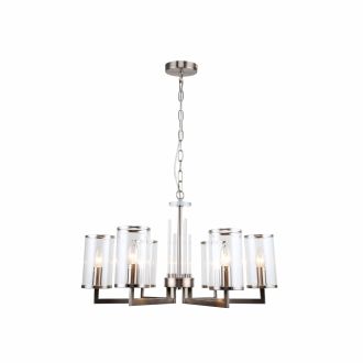 Подвесная люстра Stilfort Vase 1046/11/06P, 6×E14 по 40 Вт, хром/прозрачный