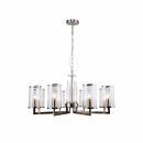 Подвесная люстра Stilfort Vase 1046/11/08P, 8×E14 по 40 Вт, хром/прозрачный