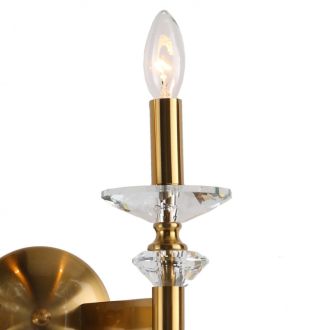 Бра Stilfort Albert 1048/03/02W, 2×E14 по 40 Вт, золотой, классический стиль