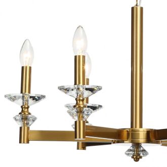 Подвесная люстра Stilfort Albert 1048/03/06P, 6×E14 по 40 Вт, золотой