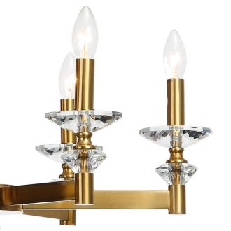 Подвесная люстра Stilfort Albert 1048/03/06P, 6×E14 по 40 Вт, золотой