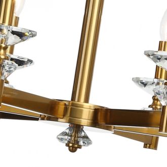 Подвесная люстра Stilfort Albert 1048/03/06P, 6×E14 по 40 Вт, золотой