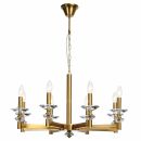 Подвесная люстра Stilfort Albert 1048/03/08P, 8×E14 по 40 Вт, золотой