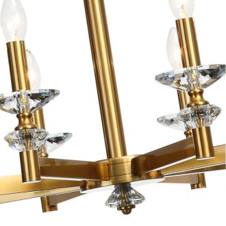 Подвесная люстра Stilfort Albert 1048/03/08P, 8×E14 по 40 Вт, золотой