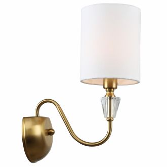 Бра Stilfort Estetio 1051/05/01W, E14, 40 Вт, бронзовый/белый