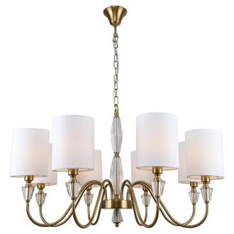 Подвесная люстра Stilfort Estetio 1051/05/08P, 8×E14 по 40 Вт, бронзовый