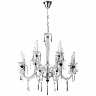 Подвесная люстра Stilfort Lussi 1052/09/12P, 12×E14 по 40 Вт, хром