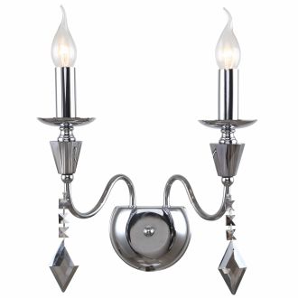 Бра Stilfort Grace 1053/09/02W, 2×E14 по 40 Вт, хром, классический стиль