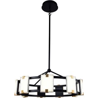 Подвесная люстра Stilfort Crown 2043/02/09P, LED 324 Вт, черный/прозрачный