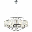 Подвесная люстра Stilfort Avenue 2090/09/08C, 8×E14 по 40 Вт, хром/прозрачный