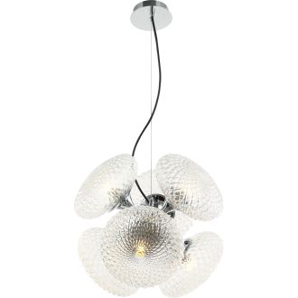 Подвесная люстра Stilfort Roxie 2095/09/06P, 6×G9 по 5 Вт, хром/прозрачный