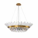Подвесная люстра Stilfort Snowy 2116/05/08P, 8×E14 по 40 Вт, бронзовый/прозрачный