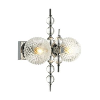 Бра Stilfort Queenly 2120/09/01W, 2×E27 по 40 Вт, хром/прозрачный
