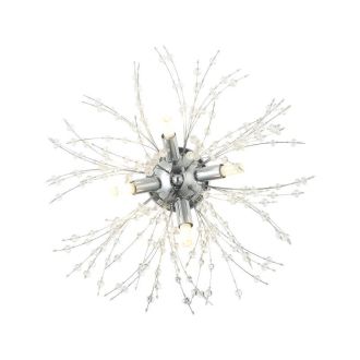 Накладная люстра Stilfort Salut 2123/09/04С, 4×G9 по 40 Вт, хром/прозрачный