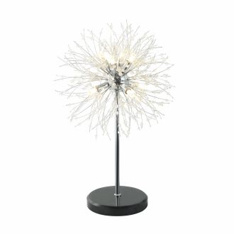 Настольная лампа Stilfort Salut 2123/09/08T, 8×G9 по 40 Вт, хром/оранжевый