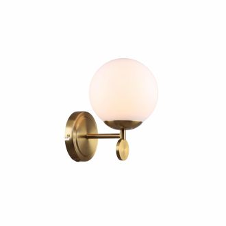 Бра Stilfort Marsela 2141/05/01W, E27, 60 Вт, бронзовый/белый