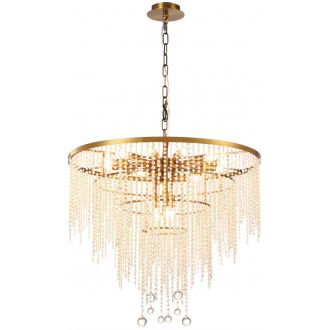 Каскадная люстра Stilfort Smira 2142/05/18P, 18×E14 по 40 Вт, бронзовый