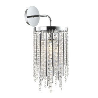 Бра Stilfort Grandex 2145/09/01W, E14, 40 Вт, хром/прозрачный