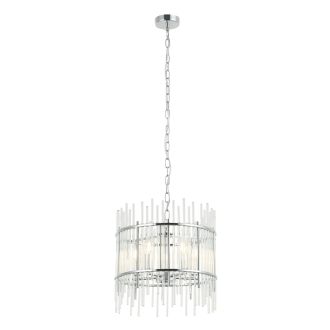 Подвесная люстра Stilfort Sia 2146/09/05P, 5×E14 по 40 Вт, хром/прозрачный