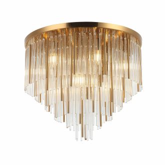 Накладная люстра Stilfort Style Rain 2147/05/09C, 9×E14 по 40 Вт, бронзовый/серый