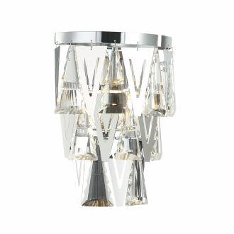 Бра Stilfort Vaviani 2148/09/02W, E14, 40 Вт, хром/прозрачный