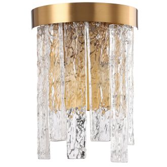 Бра Stilfort Frostyle 2155/05/02W, 2×E14 по 40 Вт, бронзовый/прозрачный