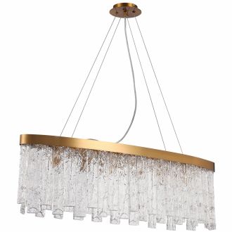 Подвесная люстра Stilfort Frostyle 2155/05/06P, 6×E14 по 40 Вт, бронзовый/прозрачный