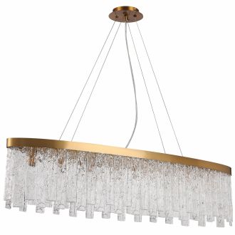 Подвесная люстра Stilfort Frostyle 2155/05/08PL, 8×E14 по 40 Вт, бронзовый/прозрачный