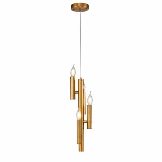 Подвесная люстра Stilfort Leonardo 2156/05/04P, 4×E14 по 60 Вт, бронзовый