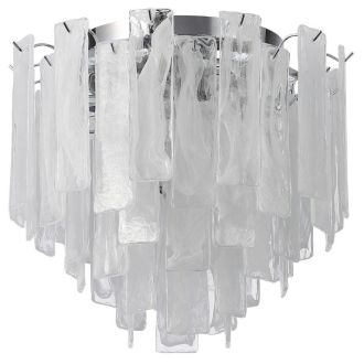 Накладная люстра Stilfort Glowice 2157/09/07C, 7×E14 по 40 Вт, хром/белый
