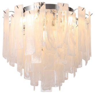 Накладная люстра Stilfort Glowice 2157/09/07C, 7×E14 по 40 Вт, хром/белый