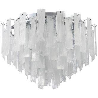 Накладная люстра Stilfort Glowice 2157/09/10C, 10×E14 по 40 Вт, хром/белый
