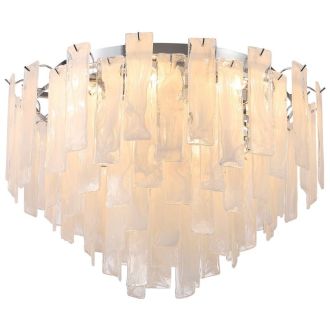 Накладная люстра Stilfort Glowice 2157/09/10C, 10×E14 по 40 Вт, хром/белый