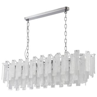 Подвесная люстра Stilfort Glowice 2157/09/12PL, 12×E14 по 40 Вт, хром/белый