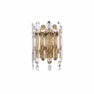Бра Stilfort Legacy 2158/05/02W, 2×E14 по 40 Вт, бронзовый/прозрачный